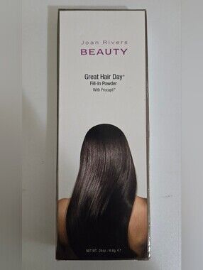 Joan Rivers Beauty Great Hair Day Fill-In Powder - Dark Brown Shine